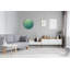 Jewelie Glass Wall Clock