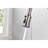 High Arc Brushed Nickel Sink Faucet With Pull Out Spray Head And Stain- Finish Kitchen In 360 Swivel Scale-2119974886