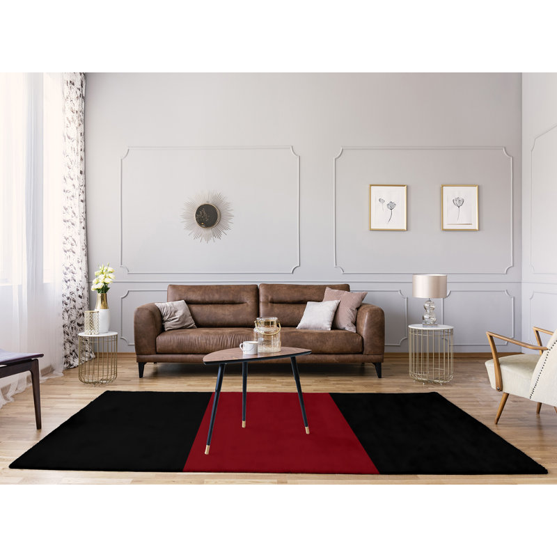 Tapis de zone rouge/noir, Rectangle 9 pi x 12 pi