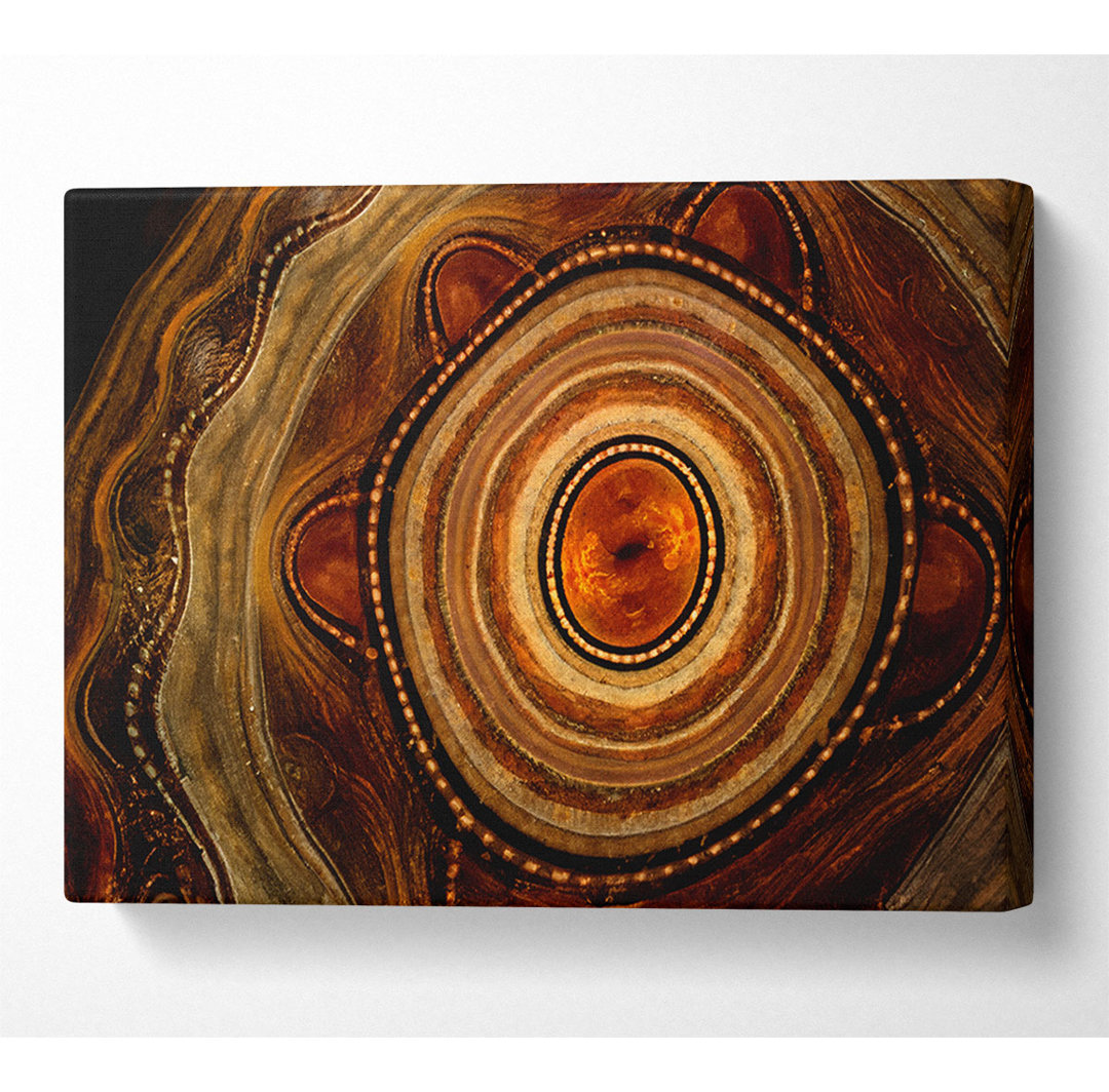 Aborigine-Stammeskraft - Kunstdrucke auf Leinwand - Wrapped Canvas