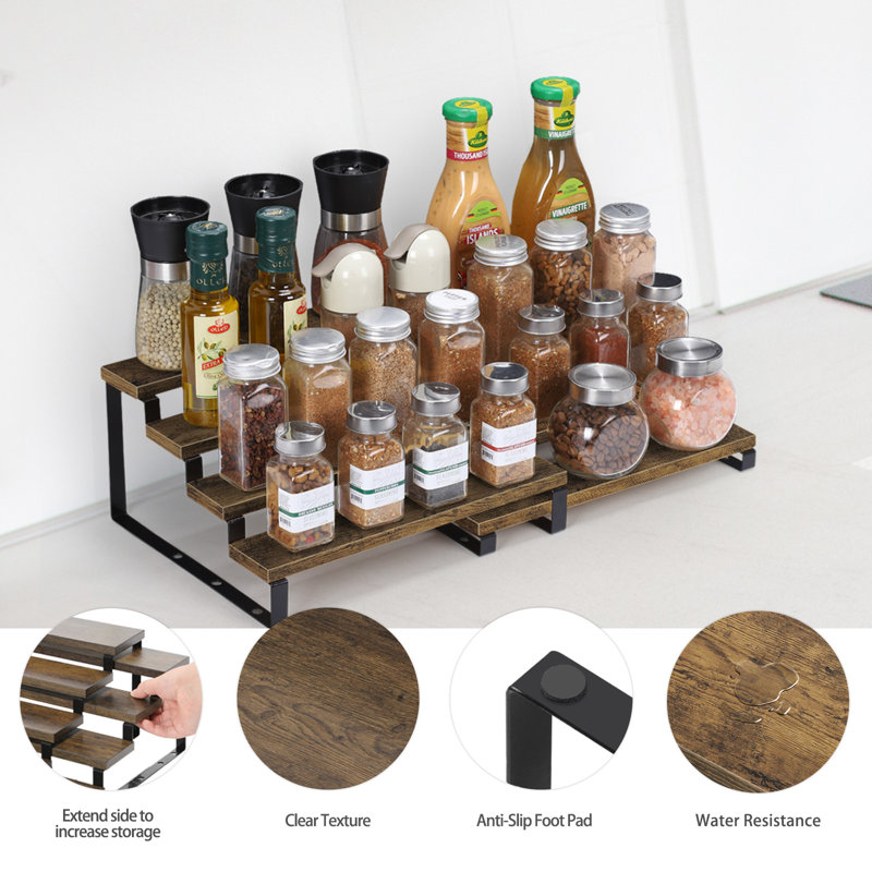 Ensemble de 4 tablettes à 4 niveaux