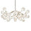 Lustre en cristal de neige