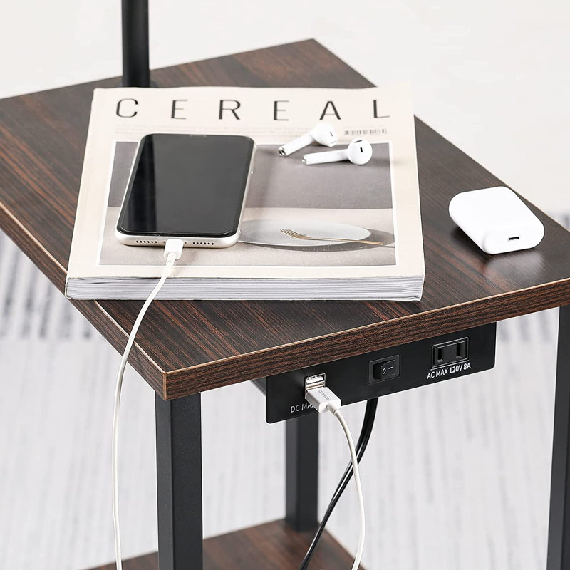 Table-plateau 62,2 po, Noyer foncé