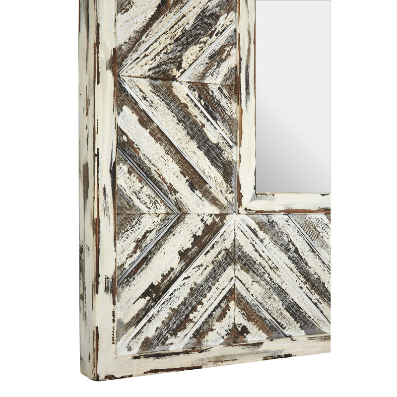 Jacobson Solid Wood Flat Wall Mirror