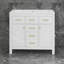 Meuble-lavabo 36 po avec lavabo, tiroirs et armoires de rangement-155082470