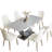 Aretzi 7-piece Rectangular 70.87'' L x 35.43'' W Dining Set-1108179372