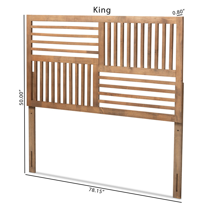 Solid Wood Headboard, King