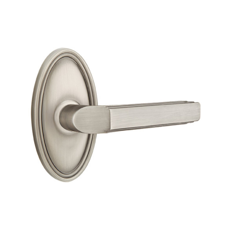 Levier de porte avec rosette Milano, Gauche, Nickel antique