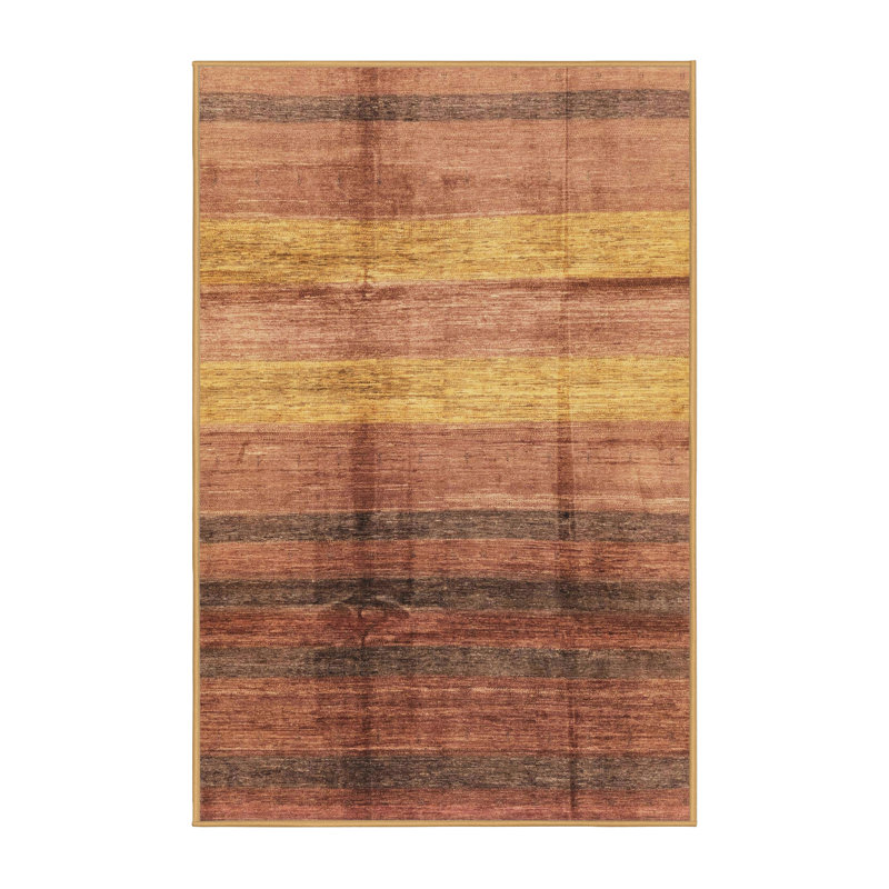 Abstract Indoor Rug, Rectangle 2' x 4'