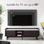 Meuble télé 62 po avec plateau en faux marbre pour téléviseur de 65 po ou moins-1947859859