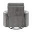 Fauteuil inclinable oscillant en chenille gris anthracite Sagen-720094536