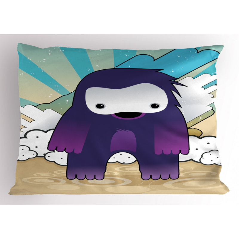 Monster Polyester Sham Set, Twin