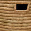 Panier rond en rotin 100% naturel tissé à la main avec couvercle et poignées, organisateur de rangement et de buanderie Boho Farmhouse, fabriqué à la main - artisanat africain authentique-129631810