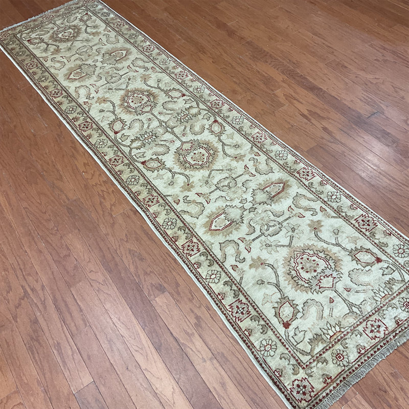  Handmade Oushak Wool Runner