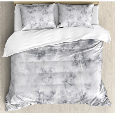 Ensemble de housse de couette 2 pièces Grey abstract