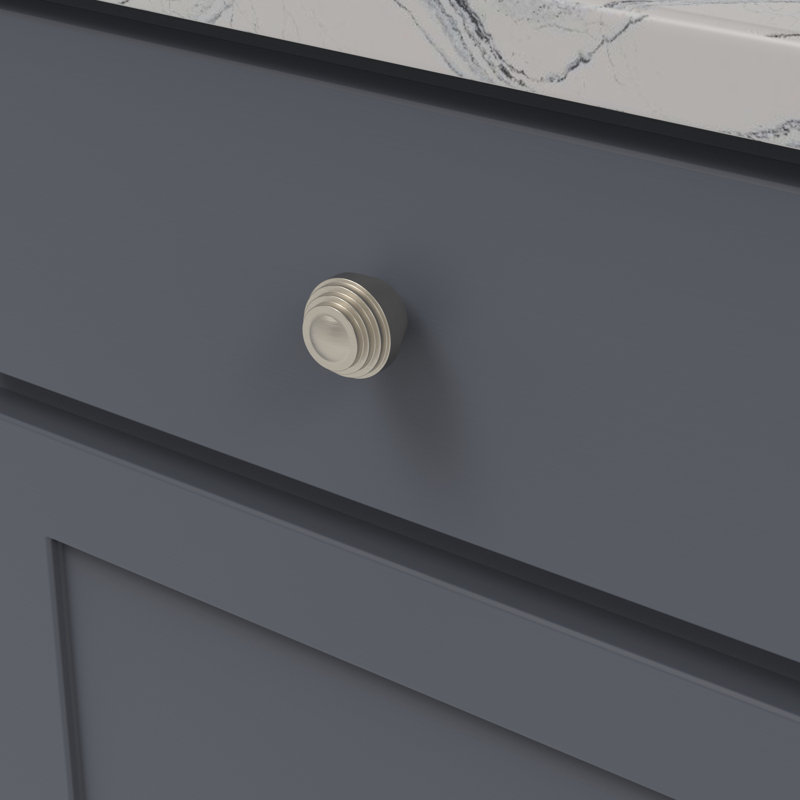 Sinclaire Collection Knob 1-3/8 Inch Diameter, Satin Nickel