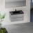 36" Wall Mounted Single Bathroom Vanity With Storage Drawers