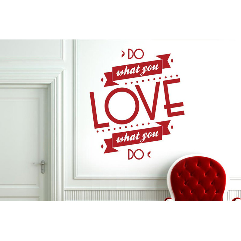 Wall Decal, Dark Red, Large