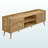 Tv Stand 2-Drawers Walnut Finish With Storage Compartment, 23.74" X H 70.79" W X 15.32" D