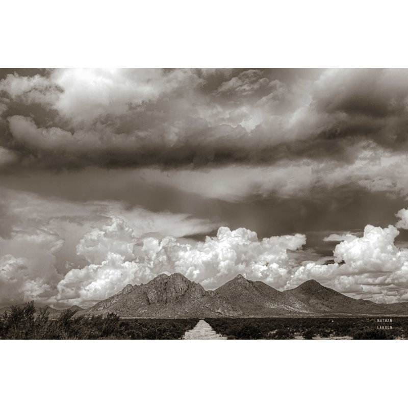 Lynissa " New Mexico Mountains ", 36" W x 24" H