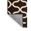 Tapis noir en treillis lavable à la machine-498412361