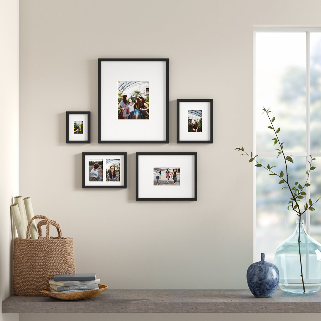 Kinde Matte Picture Frame - Set of 5 with Mat Three Posts™