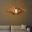 Élégant lustre scandinave Big Angel, finition noyer, 21,7 po x 23,2 po | Corps en panneau de fibres à densité moyenne durable, câble réglable, douille E27 (40 W maximum) | Parfait pour les salles à manger et les espaces de vie modernes, avec un design d'éclairage élégant-1124790624-1124790654