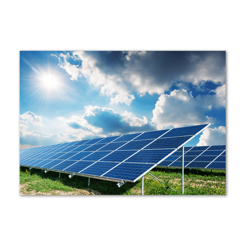 Solar Batteries - Wrapped Canvas Print