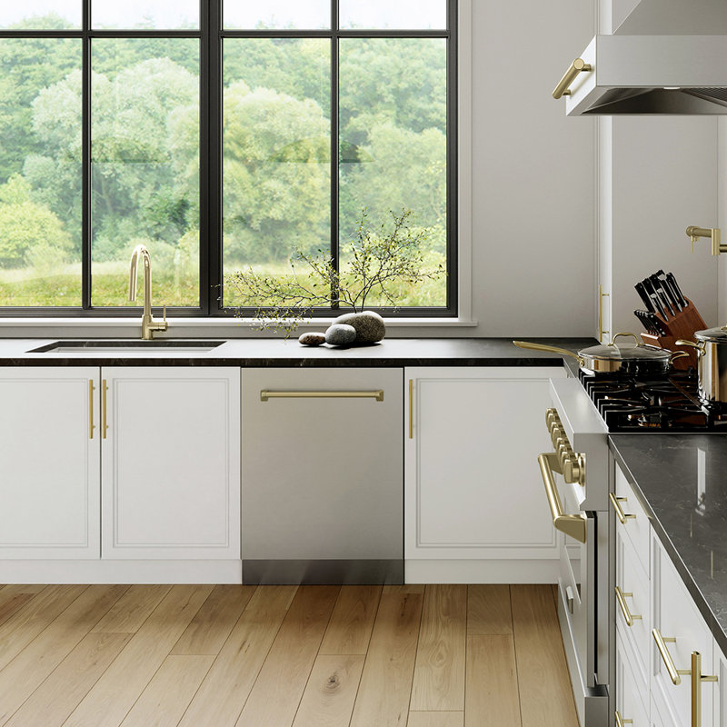 Zline Autograph Edition 24" 45 dBA Built-In Button Control Dishwasher, Bronze