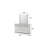 Mist Mirror White – Two-Tone High-Gloss Marble & Lacquer Frame With Oversized Reflective Surface(INCLUDES MIRROR ONLY)