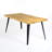 Negin Rectangular 4 People Modern Dining Table Chair Set For Kitchen, Dining Room-98173524-98183001