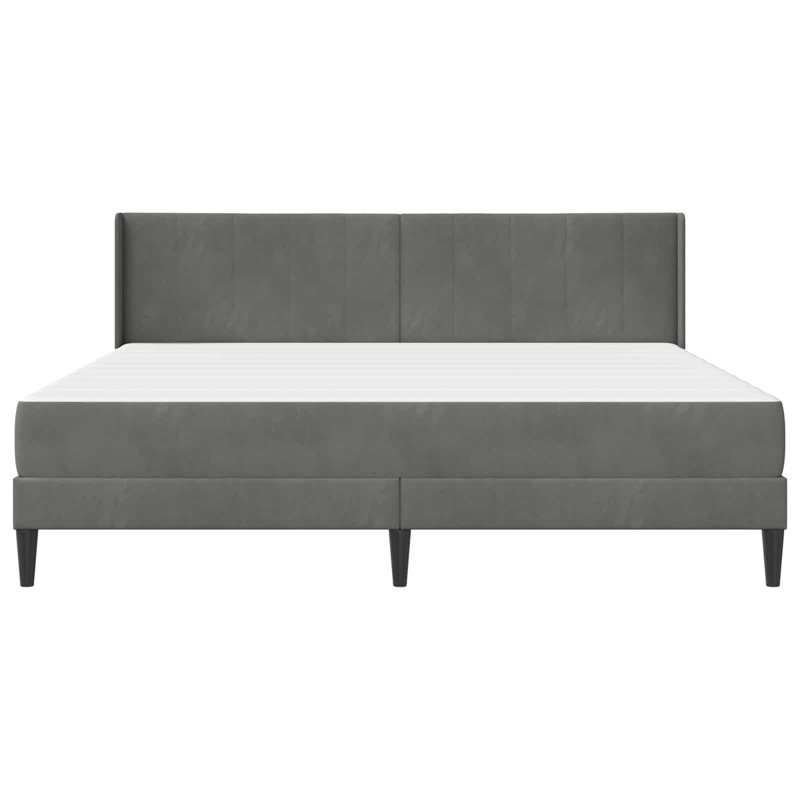 Bed, Dark Grey, Super King (6')