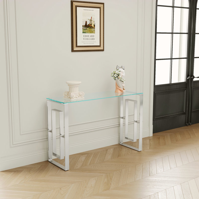 Console Table, Silver