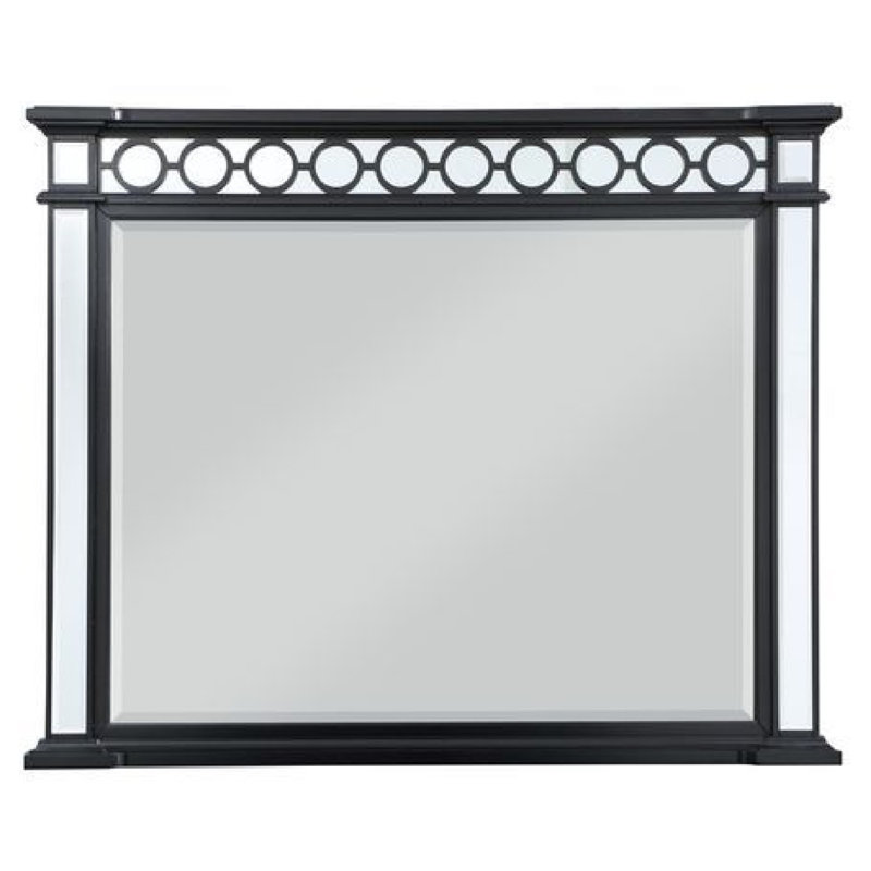 Wood Flat Wall Mirror