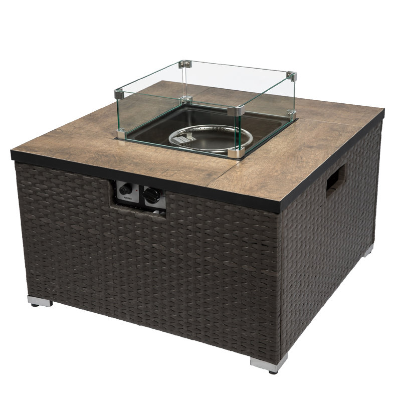Square Steel Propane Smokeless