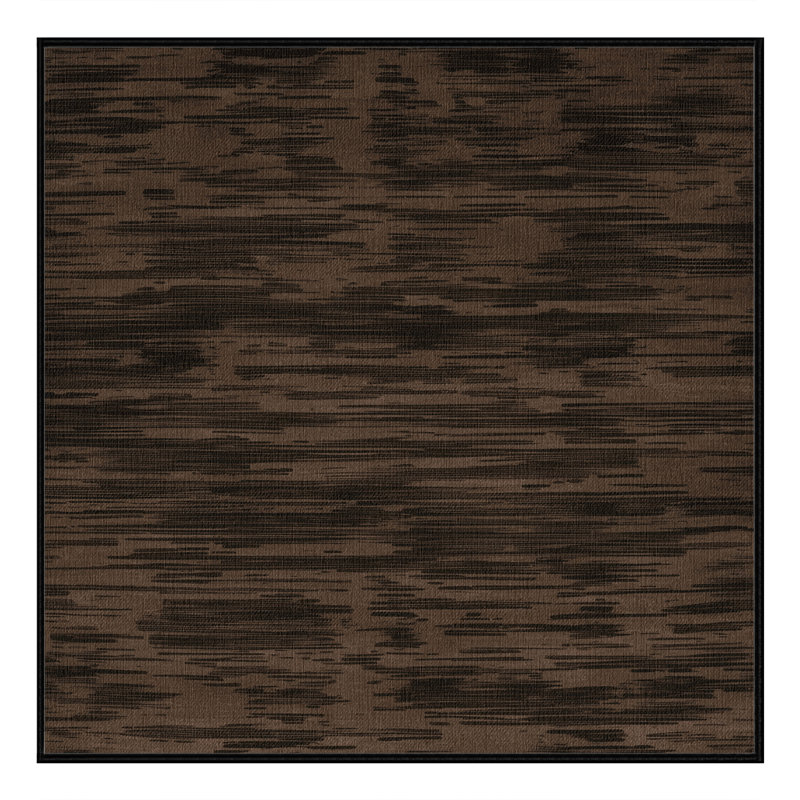 Tapis abstrait lavable à la machine, Carré 5 pi