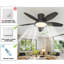 106cm Ceiling Fan with LED Lights-1343982831-1343982824