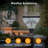 15" Black Outdoor Post Light - Led With Remote Control, Dimmable, Timer Function, Weatherproof For Yard, Garden, Pathway (1-Pack)