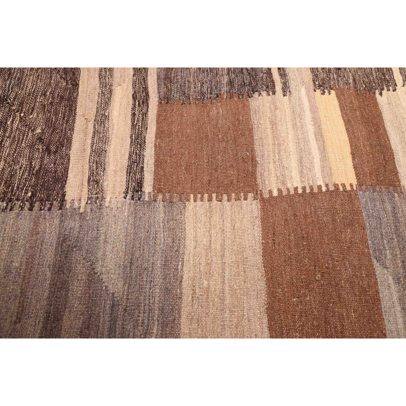 Boho Brown Kilim 5'0" x 6'7"