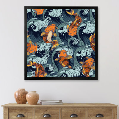 Poisson koi japonais - Impression sur toile