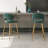 Kristyn Upholstered Counter Stool with Metal Frame-1947774180