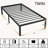 Metal Bed Frame-simple Metal Platform Bed Frame Storage Space Under The Bed Frame-322552895