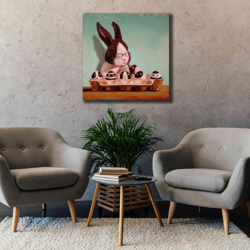 «Going Dutch» par Lucia Heffernan, art mural sur toile, H 37 po x l 37 po x P 1,5 po