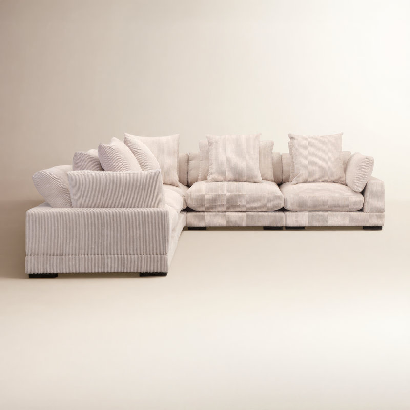 Canapé modulaire Saegan, Blanc