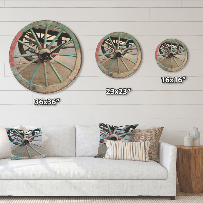 Horloge murale peinte, Grand