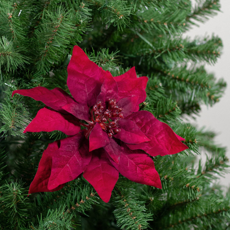 Fabric Poinsettia Arrangement