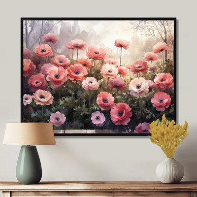 Ireta Spring Symphony of Ranunculus Into The Forest II - Renoncule, art mural