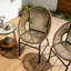 Ensemble de chaises de patio en osier-365262802