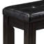 Banc avec coussin touffeté