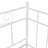 vidaXL Sofa Bed Frame Powder-coated metal Single-593701276